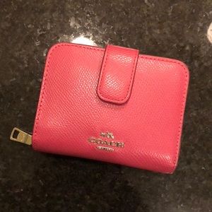 Pink coach wallet